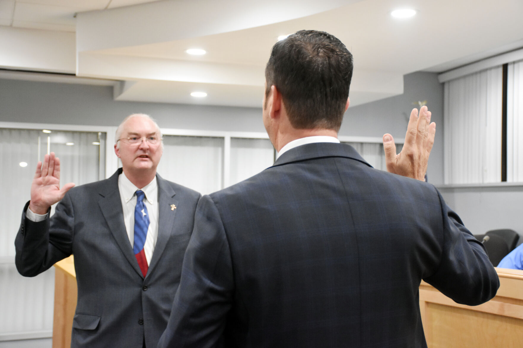 PHOTO: Taking the oath